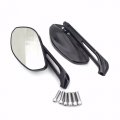 Httmt Mt433- Motorcycle Cnc Gridding Black Rear View Integrated Side Mirrors Compatible With 8mm 10mm Screw Bolt Yamaha Fz1 Fz6