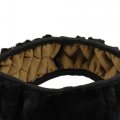 Uxcell Black Soft Plush Elastic Auto Car Steering Wheel Protector Winter Warm Cover Universal