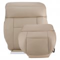 Autokay Tan Seat Cover Driver Bottom Lean Back Fits For Ford F150 2005-2008