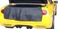 Corvette Rear Bumper Apron Bib Padded Heavyweight Black Vinyl With Silver C5 Logo Official Gm Licensed Protection For 1997 To 