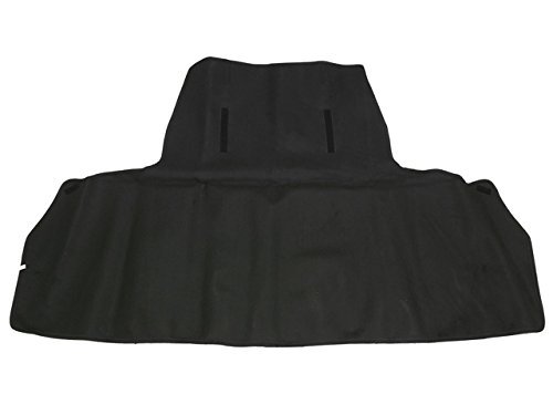 Corvette Rear Bumper Apron Bib Padded Heavyweight Black Vinyl With Silver C5 Logo Official Gm Licensed Protection For 1997 To