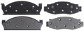 Raybestos Sgd91m Service Grade Semi-metallic Disc Brake Pad Set 