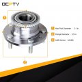 Ocpty New Wheel Hub Bearings Rear 5 Lugs Replacement Fit For 2001-2002 Mazda Millenia 2000-2006 Mpv 2000-2003 Protege With Oe