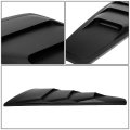 Compatible With Ford Mustang Coupe 3pcs Vintage Style Rear L R Quarter Side Window Louvers Sun Shade Cover