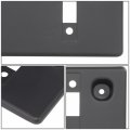 Ar1068100 Factory Style Front Bumper License Plate Mounting Bracket Compatible With Alfa Romeo Giulia 2017-2022 Matte Black