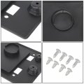 Ar1068100 Factory Style Front Bumper License Plate Mounting Bracket Compatible With Alfa Romeo Giulia 2017-2022 Matte Black