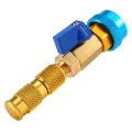 Pressure Side Repair Tools Air Conditioning 120 Mm R134a Valve Core Quick Remover Installer High Low Tool Red Blue