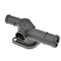 Engine Coolant Water Outlet Rear For Seat Altea Xl 2008 Plastic Black 90 Degrees Housing Neck Angle 2 Bolt Holes Fits 