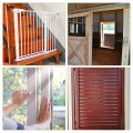 90 180 Degree Barn Door Lock No Drilling Zinc Alloy Flip Gate Sliding Latches Portable Security Latch For Kitchen Cabinet Push 