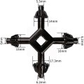 4 In 1 Drill Chuck Key Universal Handing Tool For Drill Press Professional