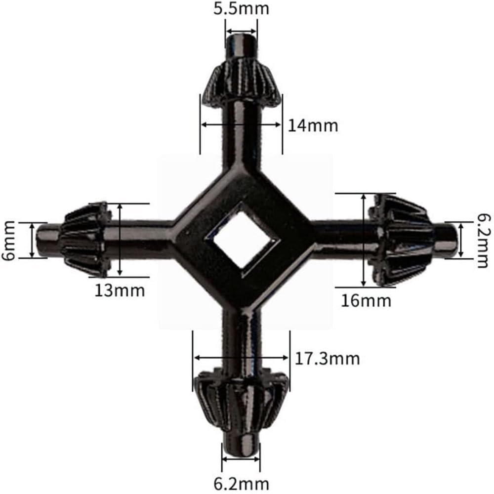 4 In 1 Drill Chuck Key Universal Handing Tool For Drill Press Professional