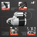 A-premium Starter Motor Compatible With Nissan Frontier 20-2004 L4 2 4l Xterra 2001-2004 2 12v 1 4kw 10-tooth Clockwise Replace