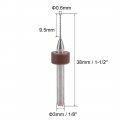 Uxcell Pcb Drill Bits 0 6mm Tungsten Carbide Rotary Tool Jewelry Cnc Engraving Print Circuit Board Micro 1 8 Inch Shank 5 Pcs