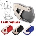 Finmokal Cnc Kickstand Side Stand Foot Extension Pad Enlarger Plate For Bmw R1250gs R1200gs Lc Adv 2016 2019 2020 2021 Black