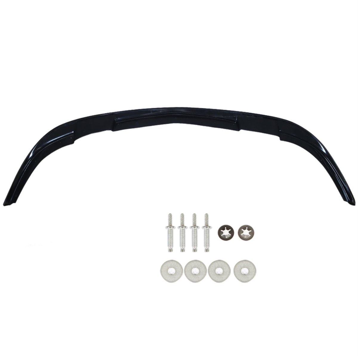 Primer Front Bumper Lower Lip Splitter Black Replacement For 2005-2013 Corvette C6 Base Z06 Zr1 Style Models