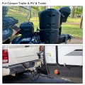 Uxcell Electric Tongue Jack Cover Universal Waterproof Protector For Rv Trailers Campers 18 H X 7 5 W 9 L