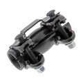 Tie Rod End Adjusting Sleeve For 1999 To 2004 Ford F-550 Super Duty Black Steel Medium Thread Female Ends Clockwise Direction 