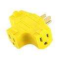 Grounded Tri-tap Plug 
