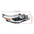 Left And Driver Side Halogen Headlight Assembly Replacement For Avalon 2013 2014 2015 To2502215