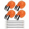 1 Set Adjustable 13 X1 3 Cargo Tie Down Straps Heavy Load Lashing Travel Luggage Strap With Cam Lock Buckle For Car Truck 4mx3 