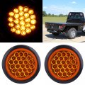 Car Marker Light Truck Side Lamp Universala 2pack 4 Amber 24led Round Tail Bulbs For Bus Boat Trailer Pickupa Indicator 