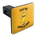 You Re Appealing Banana Funny Humor Tow Trailer Hitch Cover Plug Insert For 1 25 In Receivers Black Abs Plastic With Uv