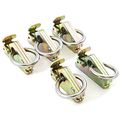 5 E Track Rope Rings Heavy Duty Cargo Van Hook Encllosed Utility Box Trailer 