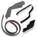 Caltric Hood Foam Seal Pad Kit Compatible With John Deere Tractor 4210 4310 4410 4510 4610 4710
