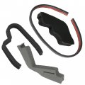 Caltric Hood Foam Seal Pad Kit Compatible With John Deere Tractor 4210 4310 4410 4510 4610 4710