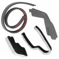 Caltric Hood Foam Seal Pad Kit Compatible With John Deere Tractor 4210 4310 4410 4510 4610 4710