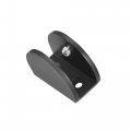 Uxcell Adjustable Glass Shelf Bracket Aluminum Alloy Semicircle Clamp Clip Holder For 10-12mm Thick With Screws 4pcs