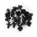 Topteng 20pcs Fairing Panel Bolt Clip 6mm Plastic Screw Rivets Clips Black Universal For Suzuki Motorcycles Motorbikes Scooters