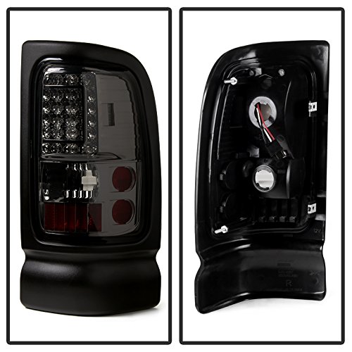 Xtune Alt-on-dram94-g2-led-sm Tail Light Dodge Ram 1500 94-01 2500 3500 94-02 C-shape Led S Smoke