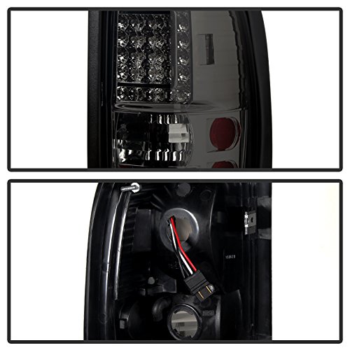Xtune Alt-on-dram94-g2-led-sm Tail Light Dodge Ram 1500 94-01 2500 3500 94-02 C-shape Led S Smoke
