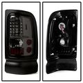 Xtune Alt-on-dram94-g2-led-sm Tail Light Dodge Ram 1500 94-01 2500 3500 94-02 C-shape Led S Smoke
