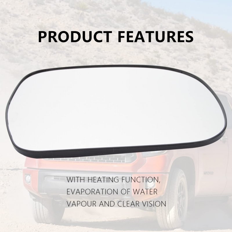 Heated Mirror Glass Passenger Right Side For Lexus Rx300 Rx350 Rx400 Rx400h 2004 2005 2006 2007 2008 2009 Rear View Wing