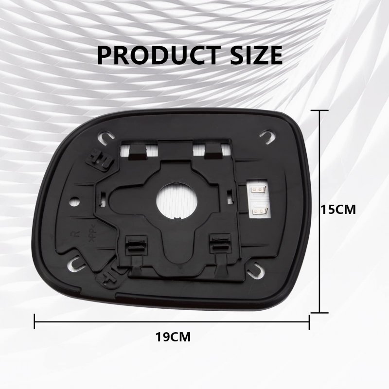 Heated Mirror Glass Passenger Right Side For Lexus Rx300 Rx350 Rx400 Rx400h 2004 2005 2006 2007 2008 2009 Rear View Wing