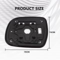 Heated Mirror Glass Passenger Right Side For Lexus Rx300 Rx350 Rx400 Rx400h 2004 2005 2006 2007 2008 2009 Rear View Wing
