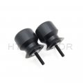 Httmt Black Swingarm Spools 6mm Thread For Yamah Fz-1 Fz6 Fz8 Fzs1000 Fzs600 R1