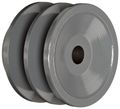 2b712 V-belt Sheave B Belt Section 2 Grooves 0 5 In Bore Cast Iron 2 85 Od 8780 Max Rpm 