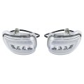 Green-l Front Led Turn Signals Light With Clear Lens Fit For Honda Goldwing Gl1800 2001-2017 Clear 