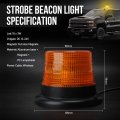 Opp Ulite Amber Strobe Beacon Light Emergency Magnetic 7 Flashing Mode 30w 12v-24v Lights For Vehicle Forklift Truck Tractor