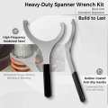 3 0 In Spring Preload Spanner Wrench For Fox Inch Shock Body Fits Can Am X3 Polaris Rzr And Yamaha Yxz Utvs 2 Pack Tool Steel