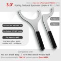 3 0 In Spring Preload Spanner Wrench For Fox Inch Shock Body Fits Can Am X3 Polaris Rzr And Yamaha Yxz Utvs 2 Pack Tool Steel