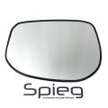 Spieg Ho1323190 Side Mirror Glass Compatible With Honda Fit Jazz 2009-2014 Non Heated Backing Plate Driver