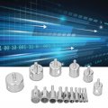 15pcs Diamond Drill Bit Set Carbon Steel Industrial Grade Emery Hole Saw For Ceramics