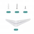 Shelf Bracket 5 X 4 Inch 10pcs Metal Ls Floating Brackets Wall Angle Bracket Corner Brace For Wood Board Whitacket 5 X 4 Inch