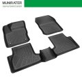 Tpe Rubber Floor Mats Set For Focus 4 Door 2012 2018 3 Piece Full With Front And Rear Textured Surface Anti Slip Car Cargo