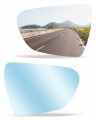Side Mirror Glass Anti-glare Blue View Fit For Tesla Model 3 2017-2023 Wide Angle Heat Defogging With Backing Plate 1 Pair 