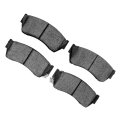 Disc Brake Pads For Suzuki Swift 1990 To 2001 Semi Metallic Friction Mechanical Pad Wear Sensor 1 76 Inner Height 4 23 In Width 